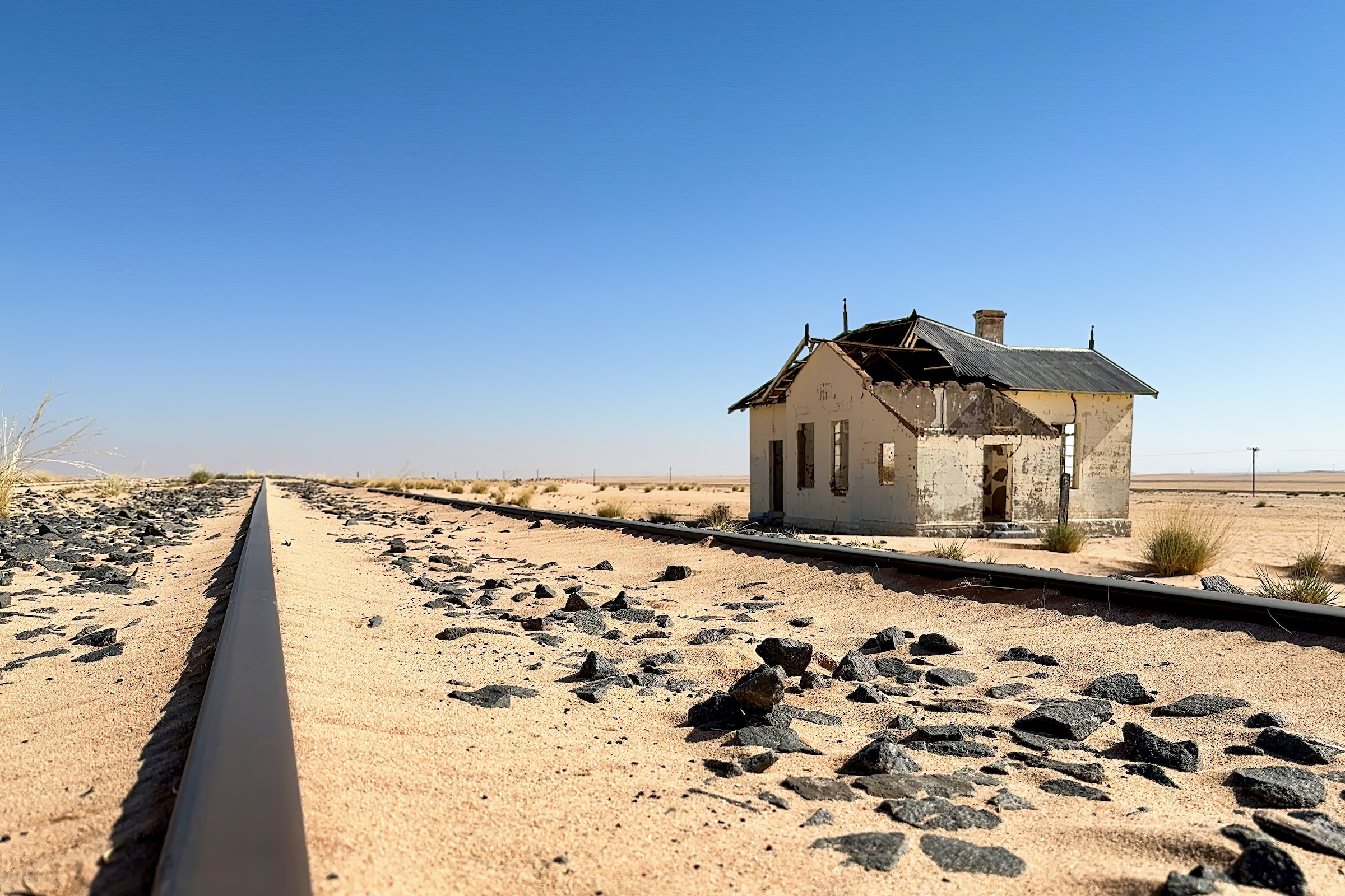 Abandoned railway station