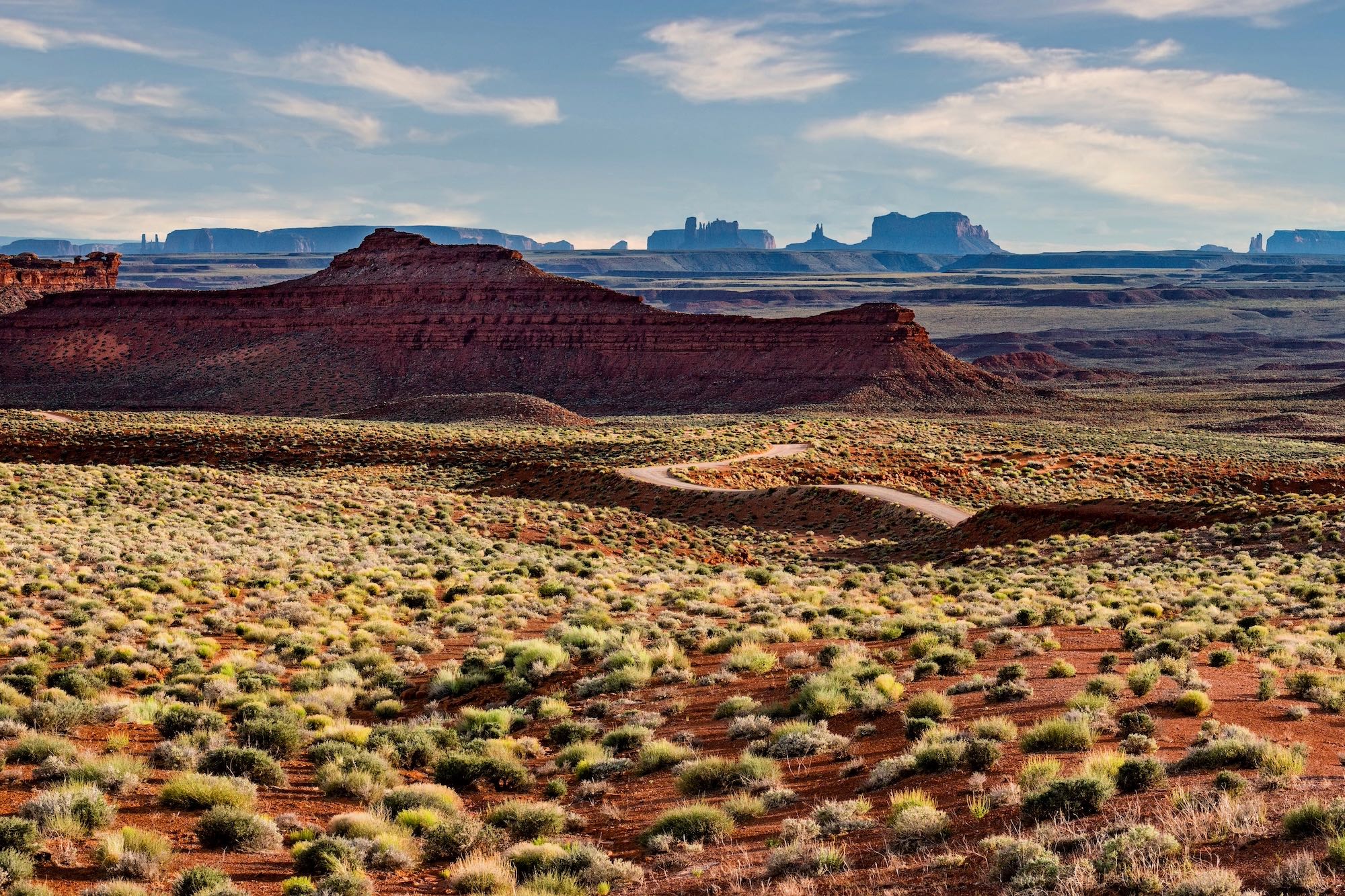 Looking towards Monument Valley